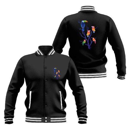 Birds Of Paradise Baseball Jackets