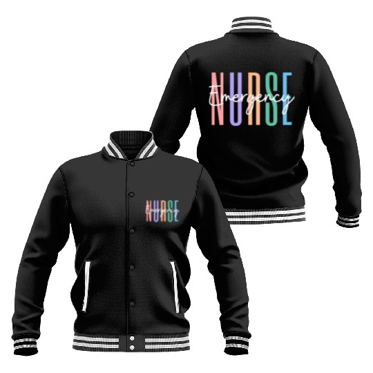 Er Nurse Emergency Room Nurse Registered Nurse Baseball Jackets