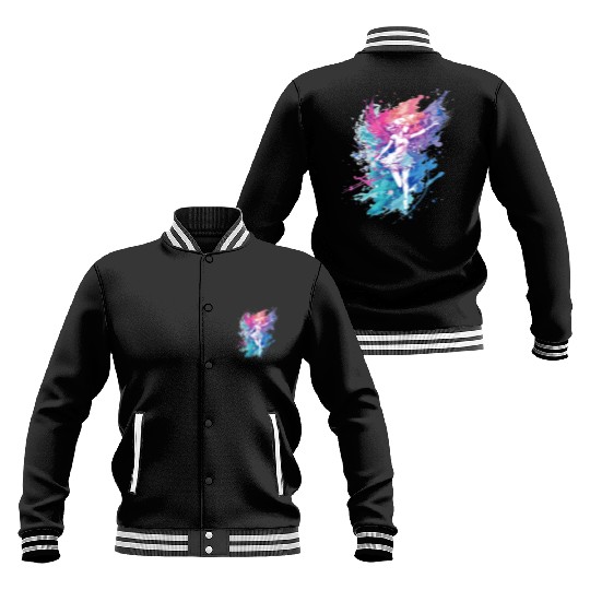 Watercolor Fantasy Fairy Grunge Pastel Goth Butter Baseball Jackets