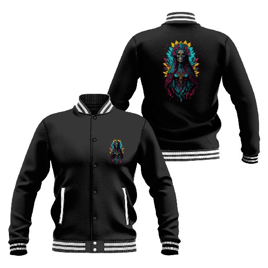 Santa Muerte de Guadalupe Baseball Jackets