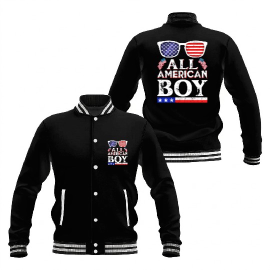 All American Boy US Patriot American Patriot Baseball Jackets