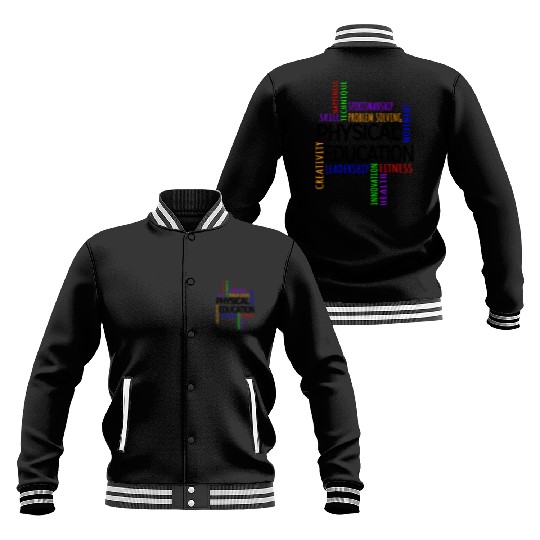 Physical Education Pe Gym Teacher Sport Baseball Jackets