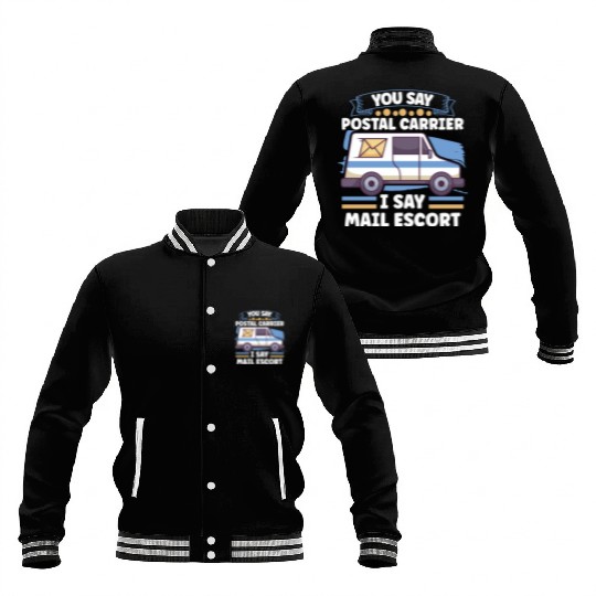 Postal Worker Mail Lady Mail Carrier Postal Baseball Jackets