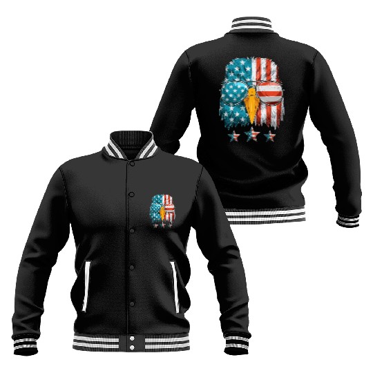 Patriots America Ealge Stars and Stripes US Pride Baseball Jackets