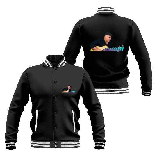 Minddog Guitar Player Baseball Jackets