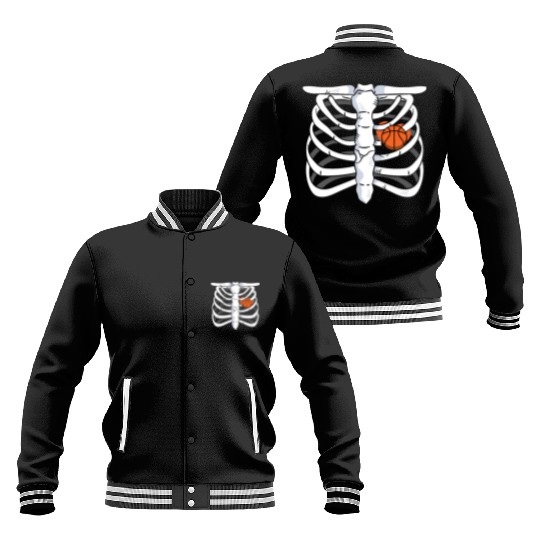 Basketball Halloween Trick Or Treat Spooky Baller Baseball Jackets