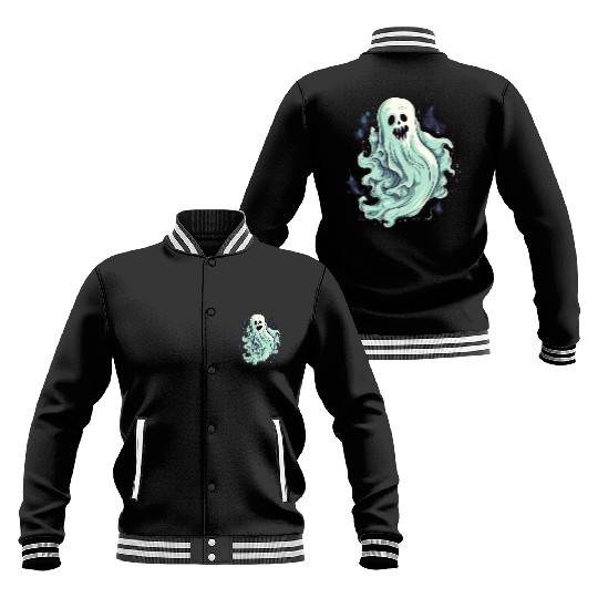 Eerie Halloween Ghoul, Spooky Season Delight 13 Baseball Jackets