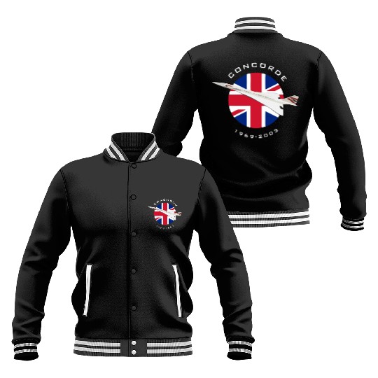 JET AIRCRAFT CONCORDE BRITISH AIRWAYS Baseball Jackets
