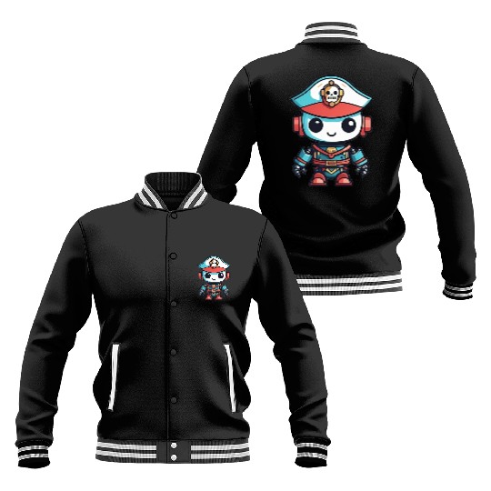 Pirate Robot Baseball Jackets