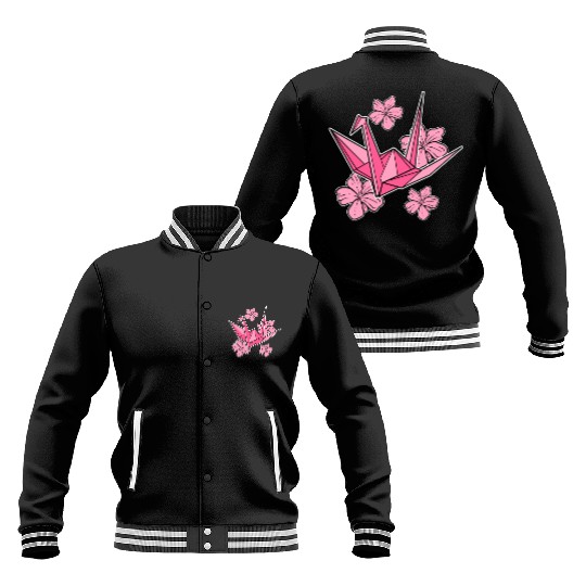 Sakura Origami Artisan Baseball Jackets