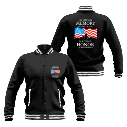 911 in loving memory Baseball Jackets