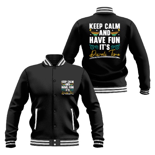 Happy Diwali Diwali Festival Indian Hindu Hinduism Baseball Jackets