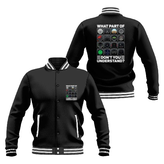 Airline Aircraft Airplane Instruments Indicators Baseball Jackets