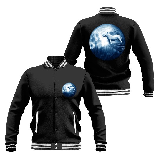 Bull Terrier Dog Moon Dog Mom Dad Women Men Dog Baseball Jackets