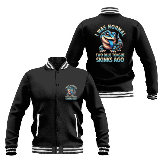 Lizard Collector Reptile Lover Blue Tongue Skink Baseball Jackets