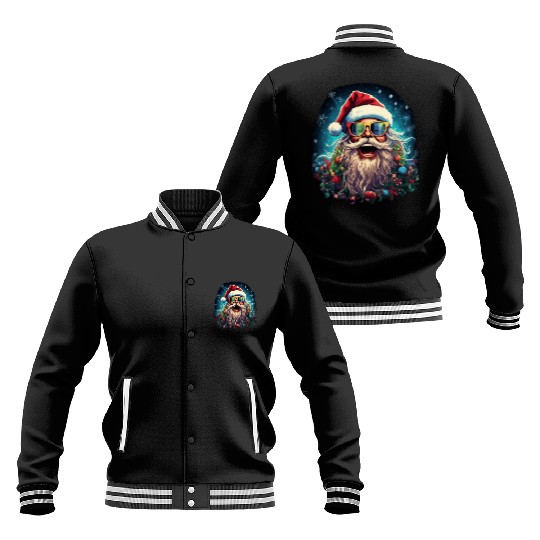Joyful Santa's LOL Celebration Baseball Jackets