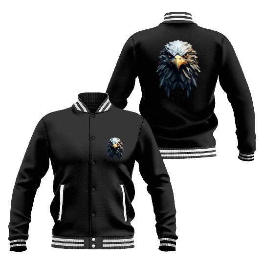 Geometric Eagle Animation Baseball Jackets