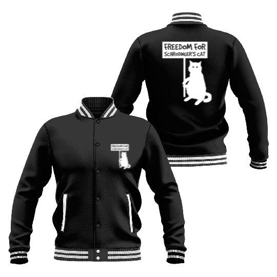 Cute kawaii cat Baseball Jackets