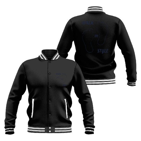 Walk in style - Navy Blue Baseball Jackets