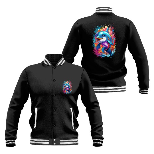Song of the Sea (if the dolphin is vocalizing) Baseball Jackets