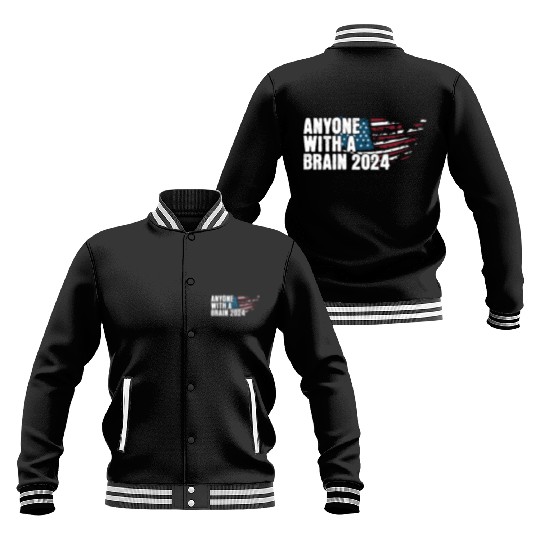 2024 Brain Vote Democracy Anti-Trump Baseball Jackets