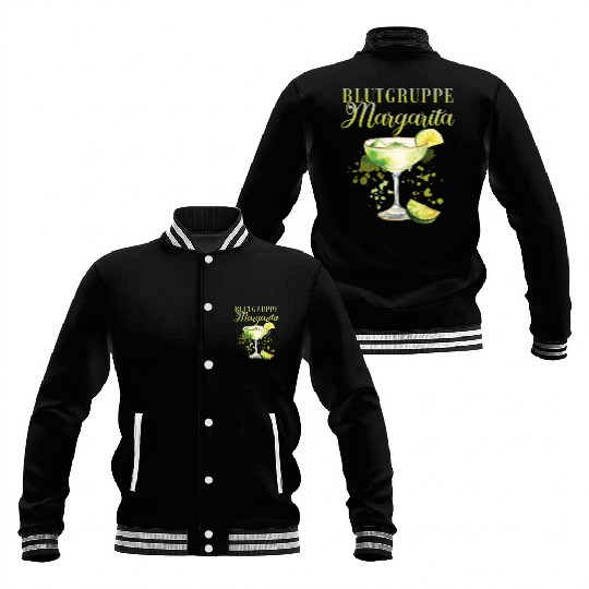 Blutgruppe Margarita Tequila Stag Party Baseball Jackets