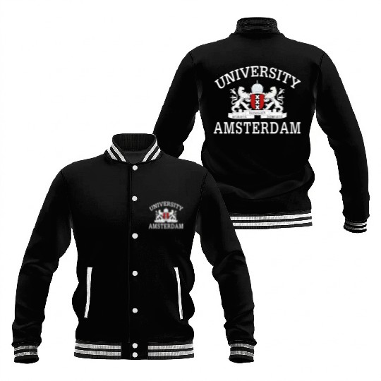 Amsterdam University Emblem A Legacy of Excellence Baseball Jackets