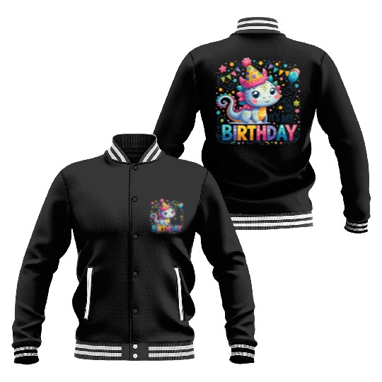 Its My Birthday Sweet Birthday Dragon Baseball Jackets