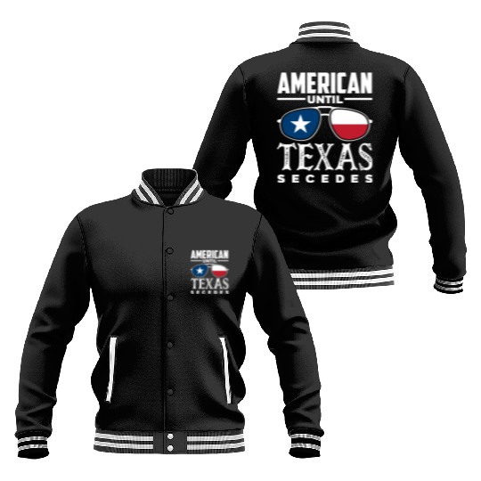 American Girl Texas Secede Baseball Jackets