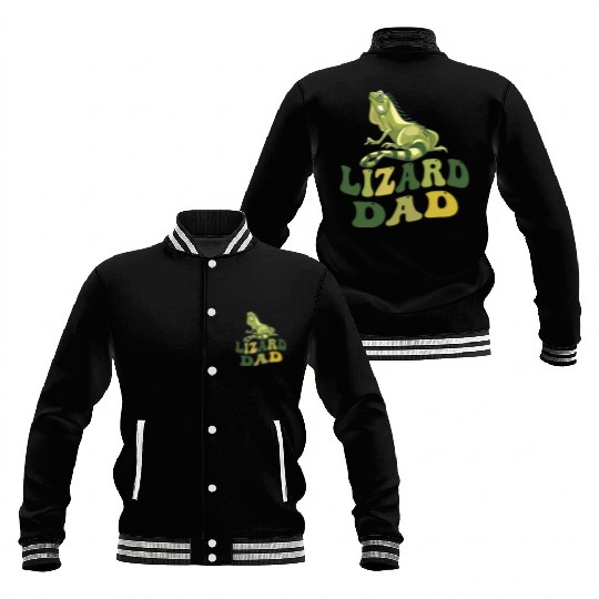 lizard dad Baseball Jackets