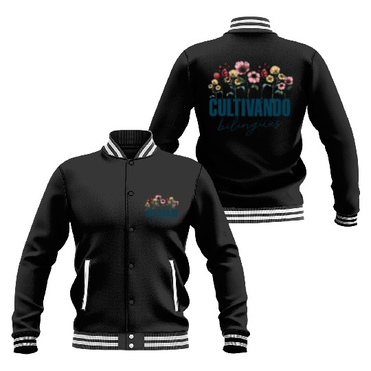 Cultivando Bilingües Spanish Teacher Baseball Jackets