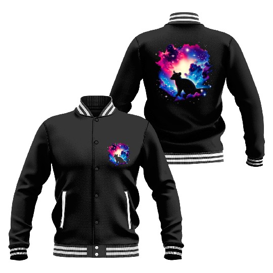 Cool Kinkajou Galaxy Space Art Baseball Jackets