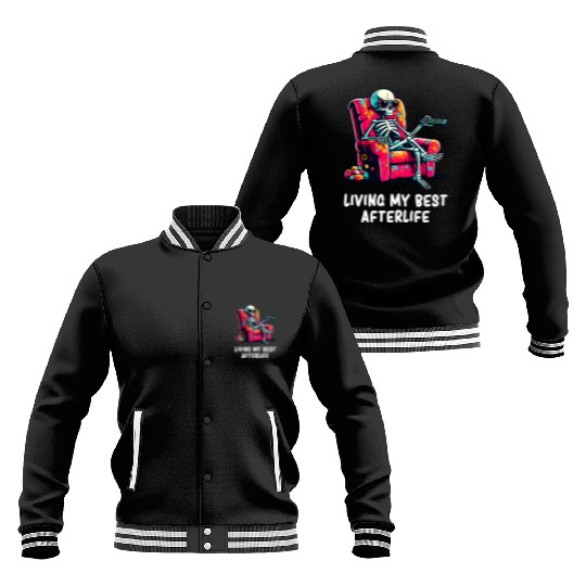 Skeleton - Skeleton Humor - Skeleton Dark Humor Baseball Jackets