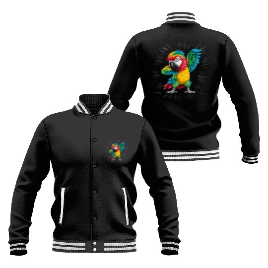 Macaw Parrot for a Bird Lover Animal Lover Baseball Jackets