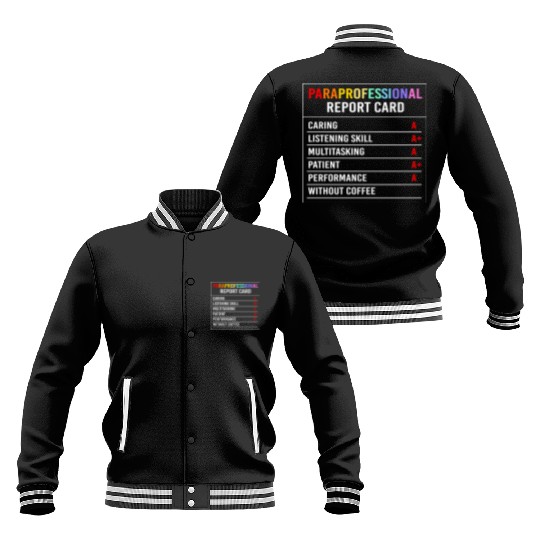 Paraeducator Para Crew Paraprofessional Life Baseball Jackets
