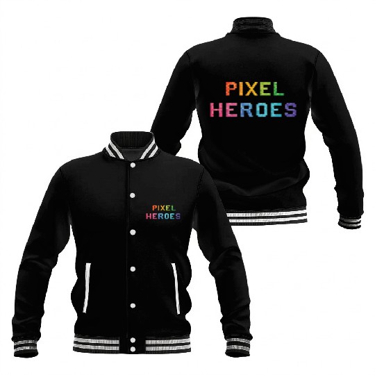 Pixel Heroes Baseball Jackets