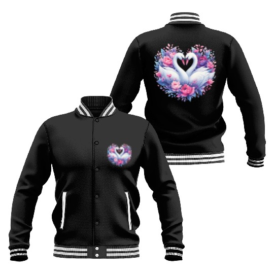 Black Gnomes Valentines Day Baseball Jackets