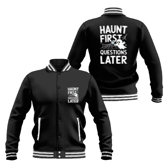 Paranormal Comedy Funny Ghost Humor Lighthearted Baseball Jackets