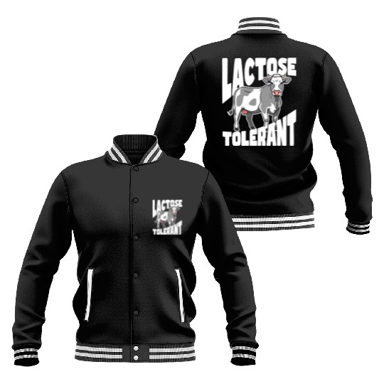 Lactose Tolerant – Built Different Baseball Jackets