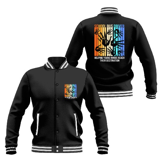 School Bus Driver Baseball Jackets