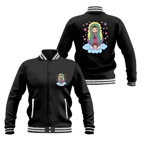 Our Lady of Guadalupe Mexico for Kids Toddlers Baseball Jackets