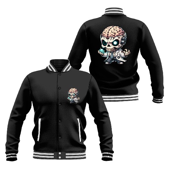 Zombie Scientist – Undead Brain Lab Genius Baseball Jackets