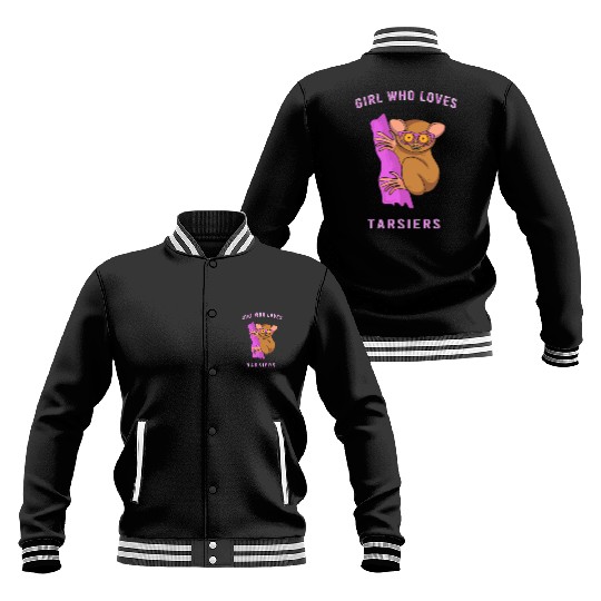 Tarsier Monkey Girl Tarsiers Baseball Jackets