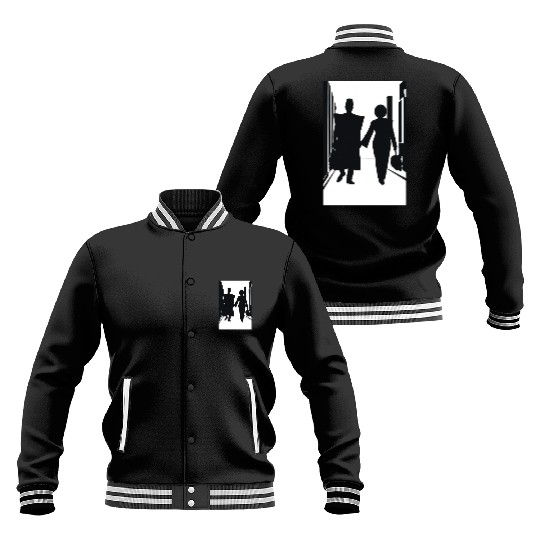 African Couple Stepping Out Baseball Jackets