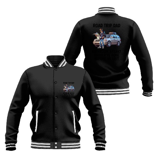Road Trip Dad Design Baseball Jackets