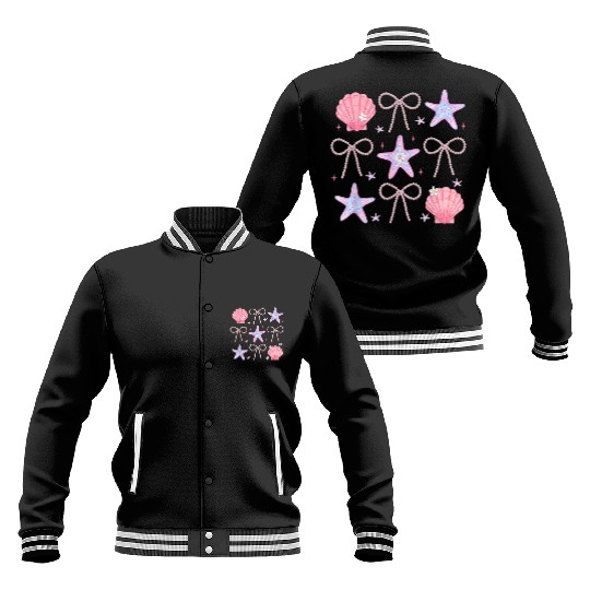 Under the Sea Sparkle Baseball Jackets