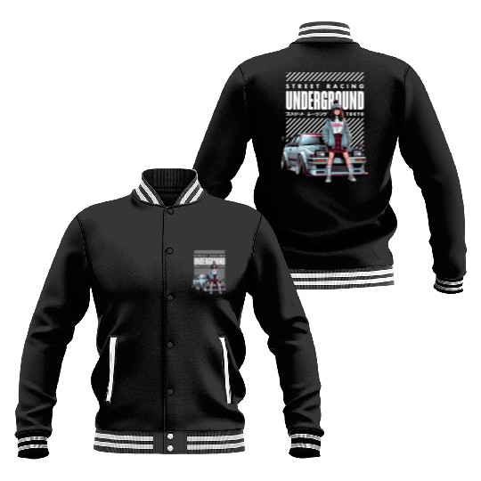 Japanese Underground Street Racing - JDM Car Baseball Jackets