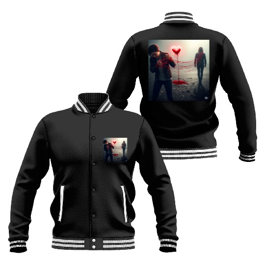 The Bleeding Heart Baseball Jackets