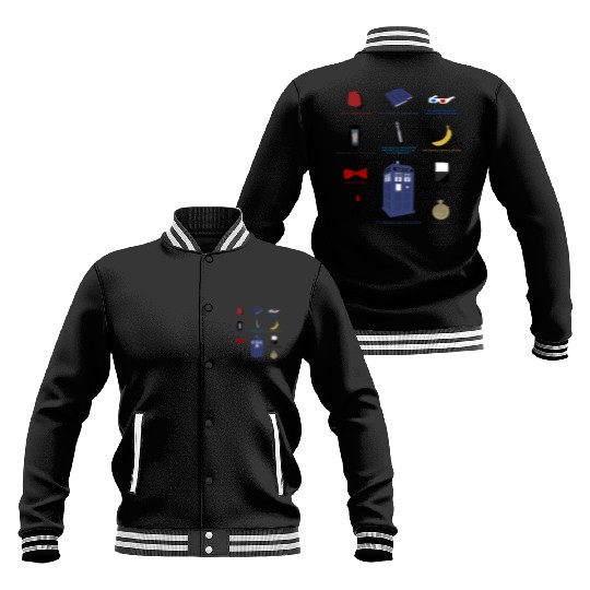 Doctor Who Items Baseball Jackets