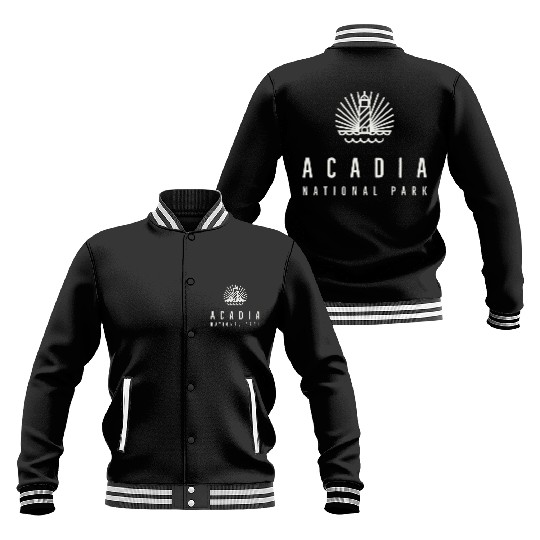 Acadia National Park Baseball Jackets